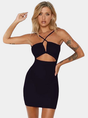 Belly Cut Out Kleid