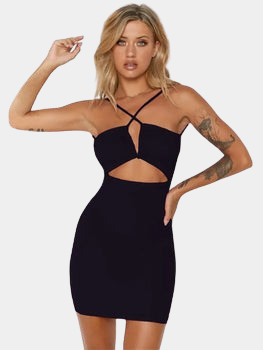 Belly Cut Out Dress