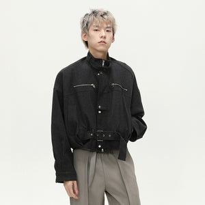 Belt Design Y2K Jacket
