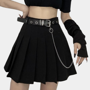 Belted Cargo Mini Skirt