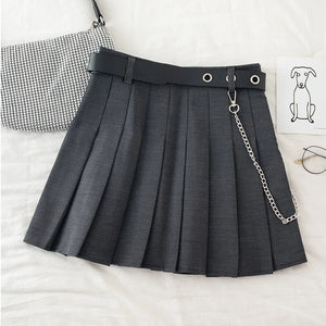 Belted Cargo Mini Skirt