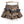 Belted Frayed Edge Pleated Skirt Y2K