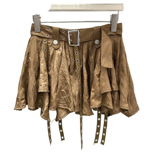 Belted High Waisted Skirt Y2K
