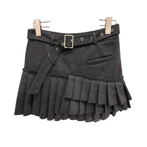 Belted Women’s Goth Skirt