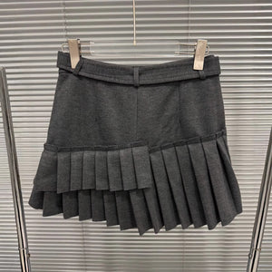 Belted Women’s Goth Skirt