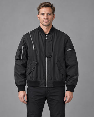 Best Techwear Jackets worn by a man, front view