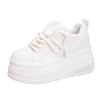 Big White Platform Sneakers