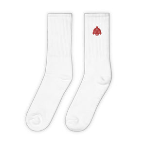 Biopunk Long Sports Socks - product view on white background