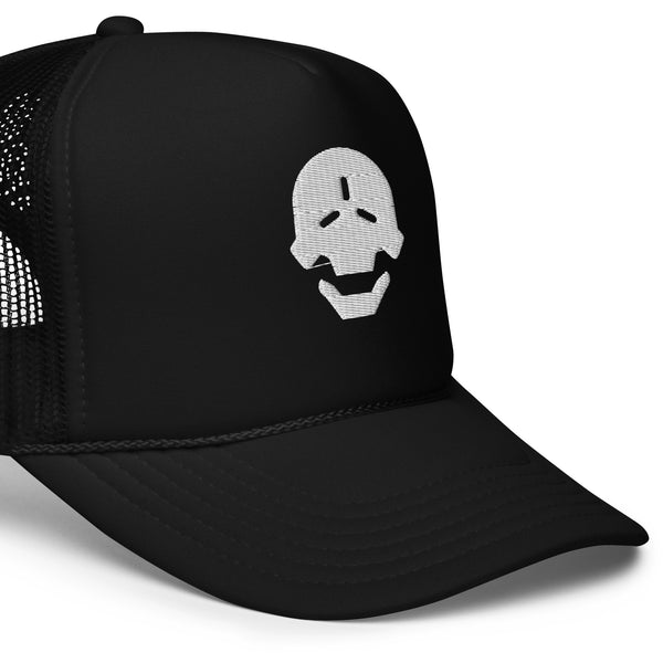 Biopunk Skull Trucker Hat