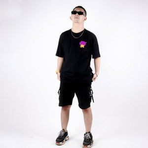 Black and Purple Cyberpunk Shirt