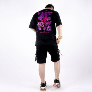 Black and Purple Cyberpunk Shirt