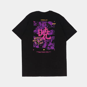 Black and Purple Cyberpunk Shirt