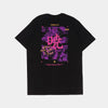 T-shirt Cyberpunk noir et violet