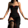 Black And Red Gothic Dress