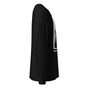 Black And White Long Sleeve Graphic Tee