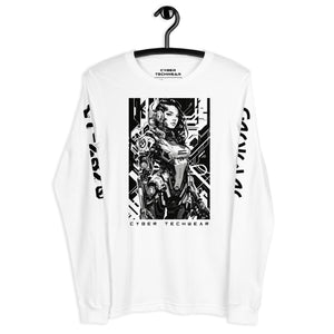Black And White Long Sleeves Shirt