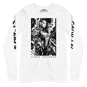 Black And White Long Sleeves Shirt