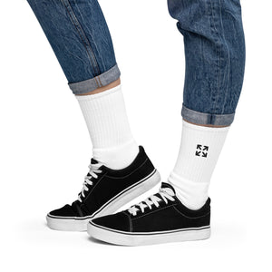 Black And White Long Socks