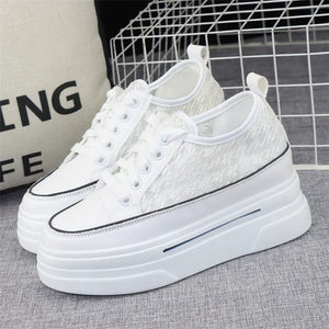 Black And White Platform Sneakers