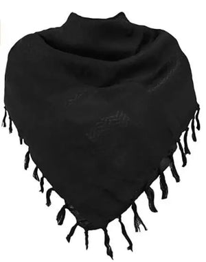 Black and White Shemagh Scarf