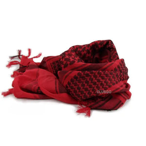 Black and White Shemagh Scarf