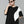 Black And White Short Sleeve T Shirt Women