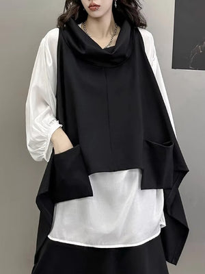 Black And White Striped Long Sleeve T Shirt Women's