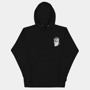 Black Artistic Fit Hoodie