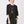 Black Back Zipper T-shirt Women