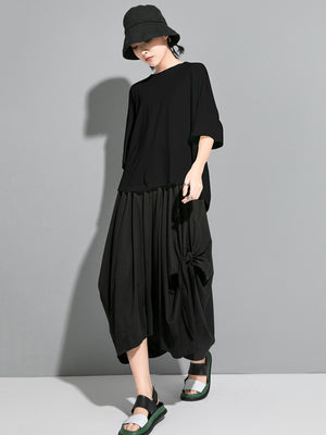 Black Baggy T Shirt Women's