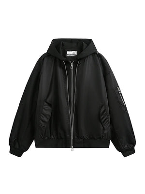 Black Baseball Spring Jacket Women
