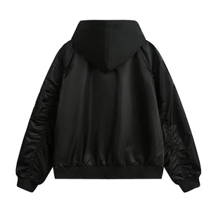 Black Baseball Spring Jacket Women