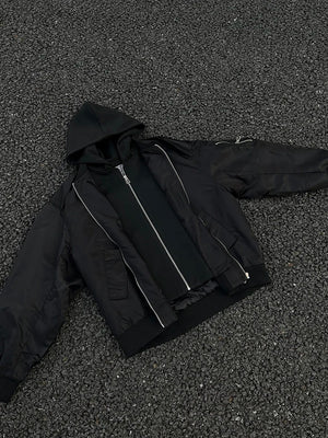 Black Baseball Spring Jacket Women