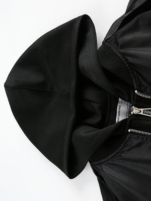 Black Baseball Spring Jacket Women