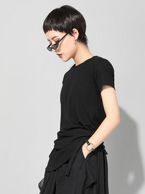 Black Basic T Shirt Women