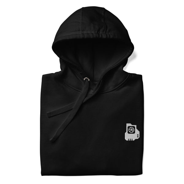 Black Bold Statement Hoodie