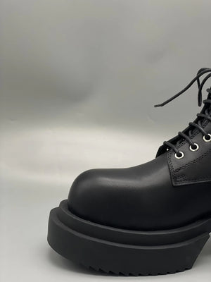 Black Boots Men Platform