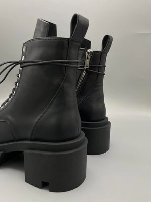 Black Boots Men Platform