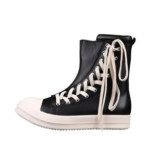 Black Boots Men Sneakers