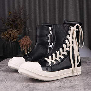 Black Boots Men Sneakers
