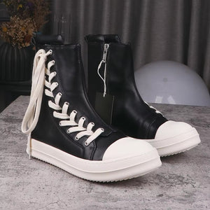 Black Boots Men Sneakers