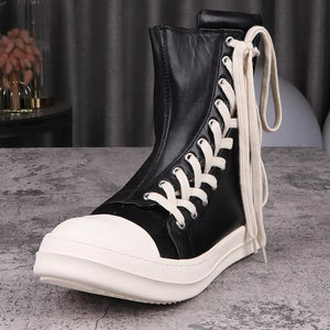 Black Boots Men Sneakers