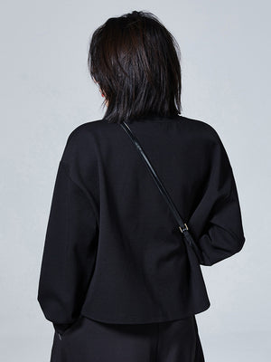 Black Boxy T Shirt Women