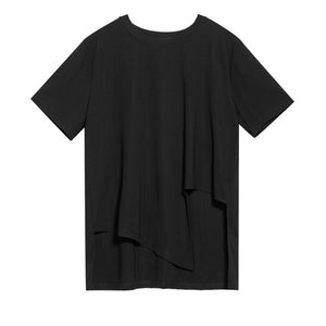 Black Boxy T Shirt Women's