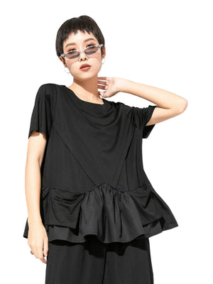 Black Breathable T Shirt Women's