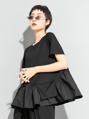 Black Breathable T Shirt Women's