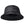 All black camouflage bucket hat with a wide brim