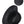 All black camouflage bucket hat with a wide brim