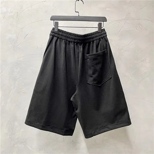 Black Camo Cargo Shorts