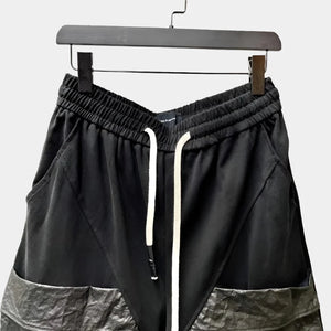 Black Camo Cargo Shorts